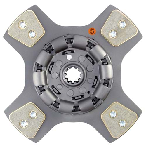 D247071 12" Transmission Disc, 4 Pad, w/ 1-1/4" 10 Spline Hub - Reman