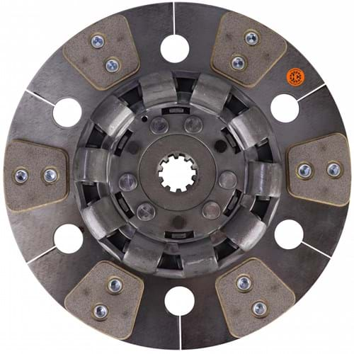 D261029 HD6 12" Transmission Disc, 6 Pad, w/ 1-1/4" 10 Spline Hub - Reman