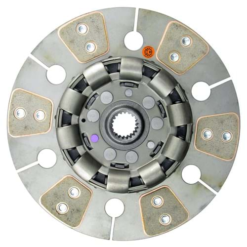 D268718 HD6  12" Transmission Disc, 6 Pad, w/ 1-5/16" 20 Spline Hub - Reman