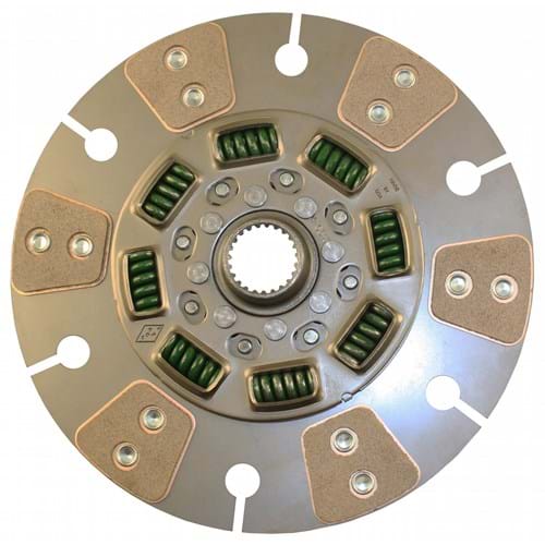 D269728 HD6 12" Torque Limiter Disc, 6 Pad, w/ 23 Spline Hub - Reman