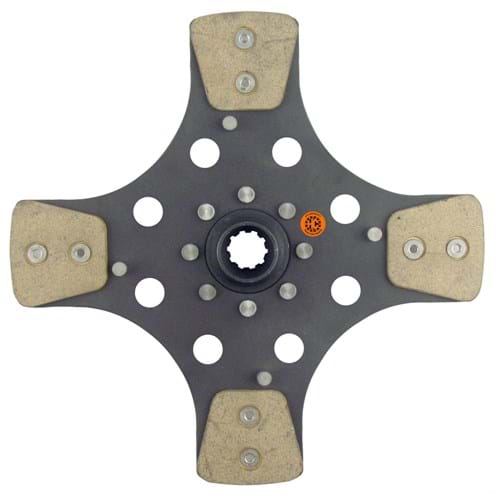 F5176450 11" Flywheel Side Disc, 4 Pad, w/ 1" 10 Spline Hub - New
