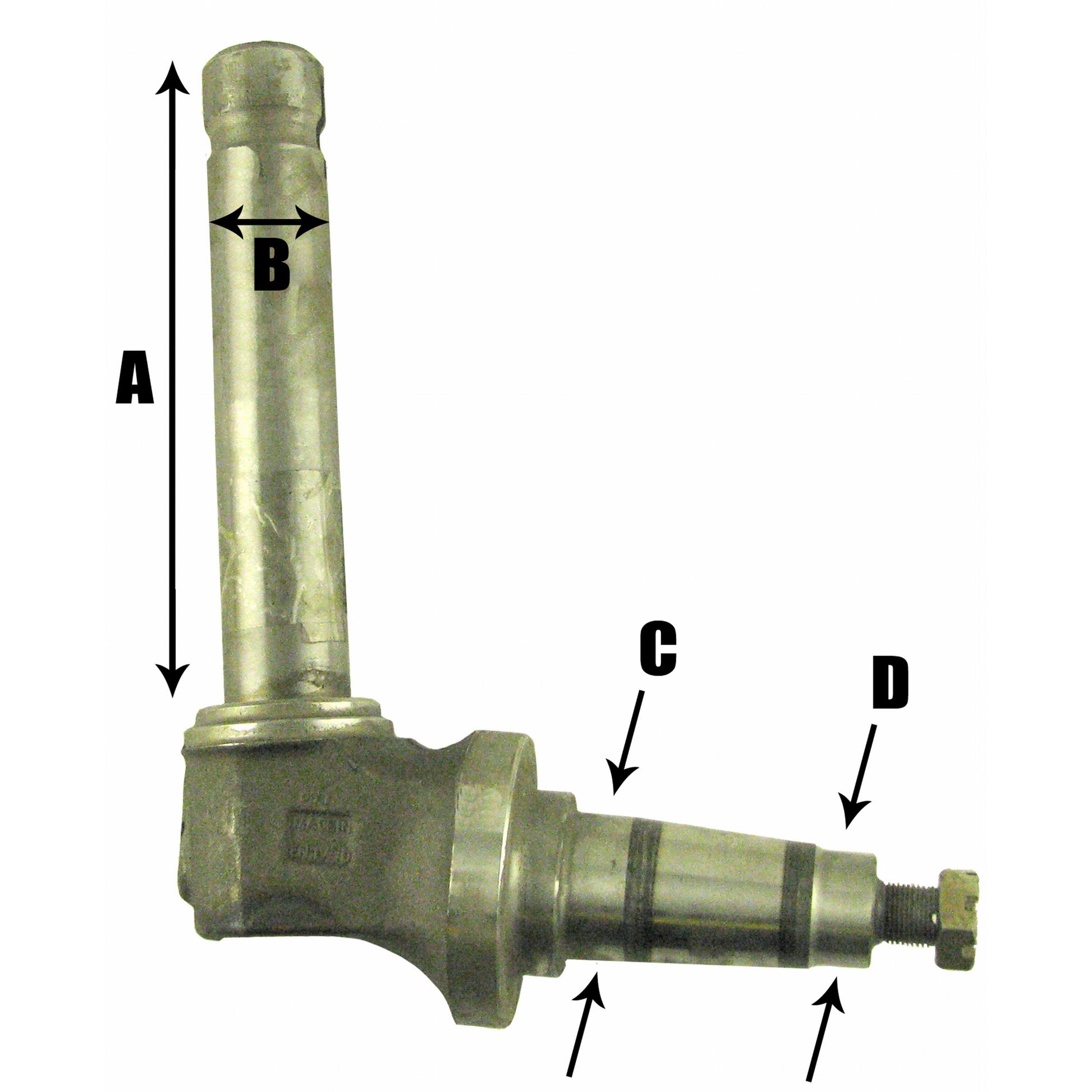 HC3121270R91 Spindle, 2WD, LH or RH, 8.312"