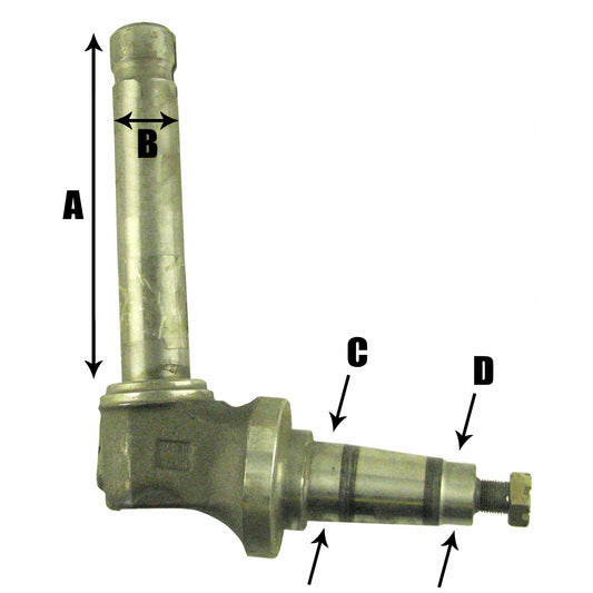 HC3121270R91 Spindle, 2WD, LH or RH, 8.312"
