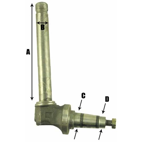 HC67535C91 Spindle, 2WD, LH or RH, 12.125"