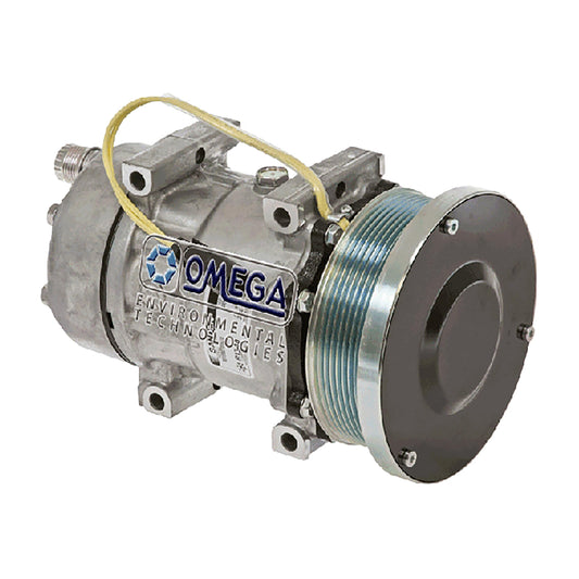 HC88178-9570 Sanden SD7H15 Compressor, w/ KCA Rear Head & w/ 8 Groove Clutch - New