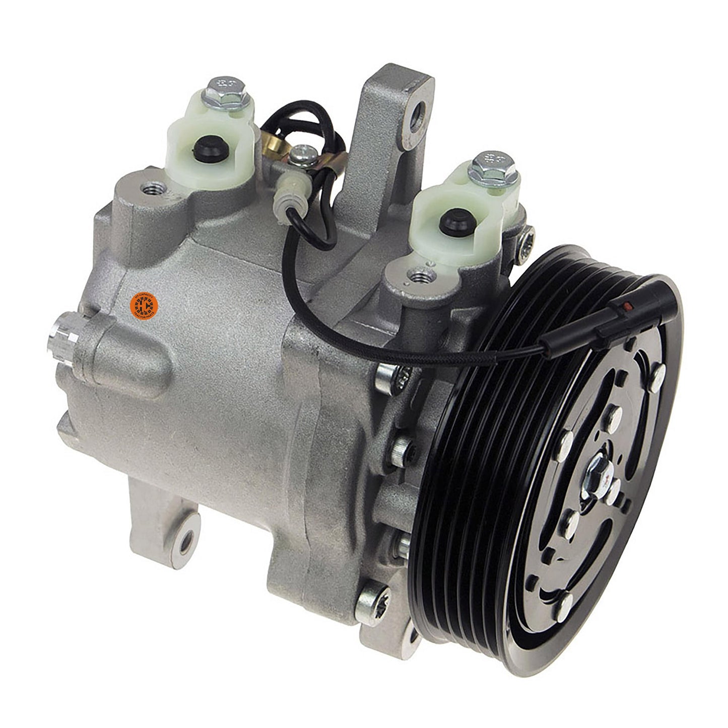 HC882012412 Nippondenso SV07E Compressor, w/ 6 Groove Clutch - New