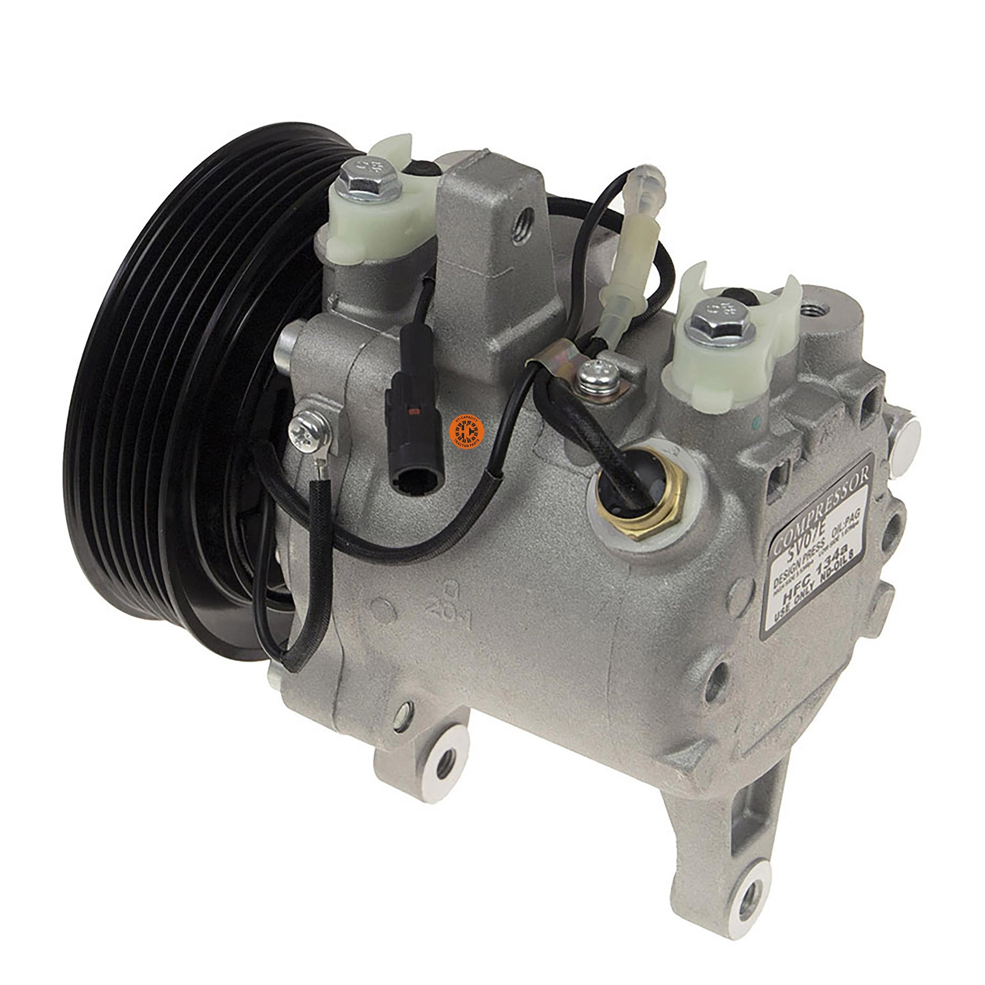 HC882012412 Nippondenso SV07E Compressor, w/ 6 Groove Clutch - New