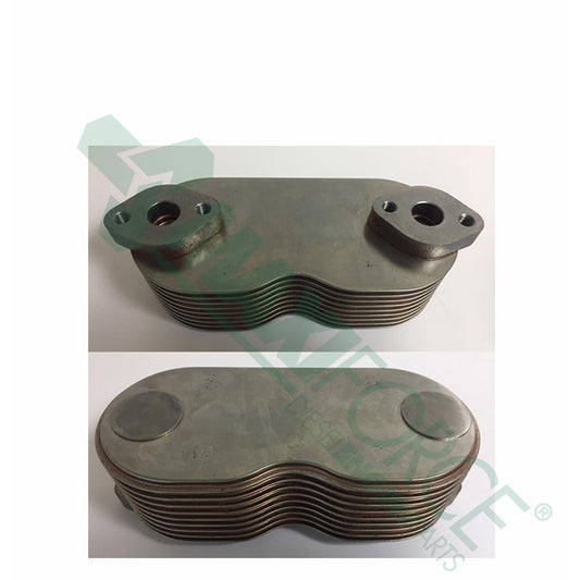 HCB298-4558 Oil Cooler, Brick, 9 Plate