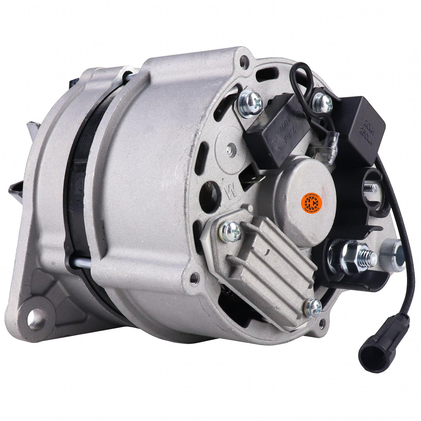 HCHF87311822 Alternator - New, 12V, 120A, Aftermarket Iskra/MAHLE