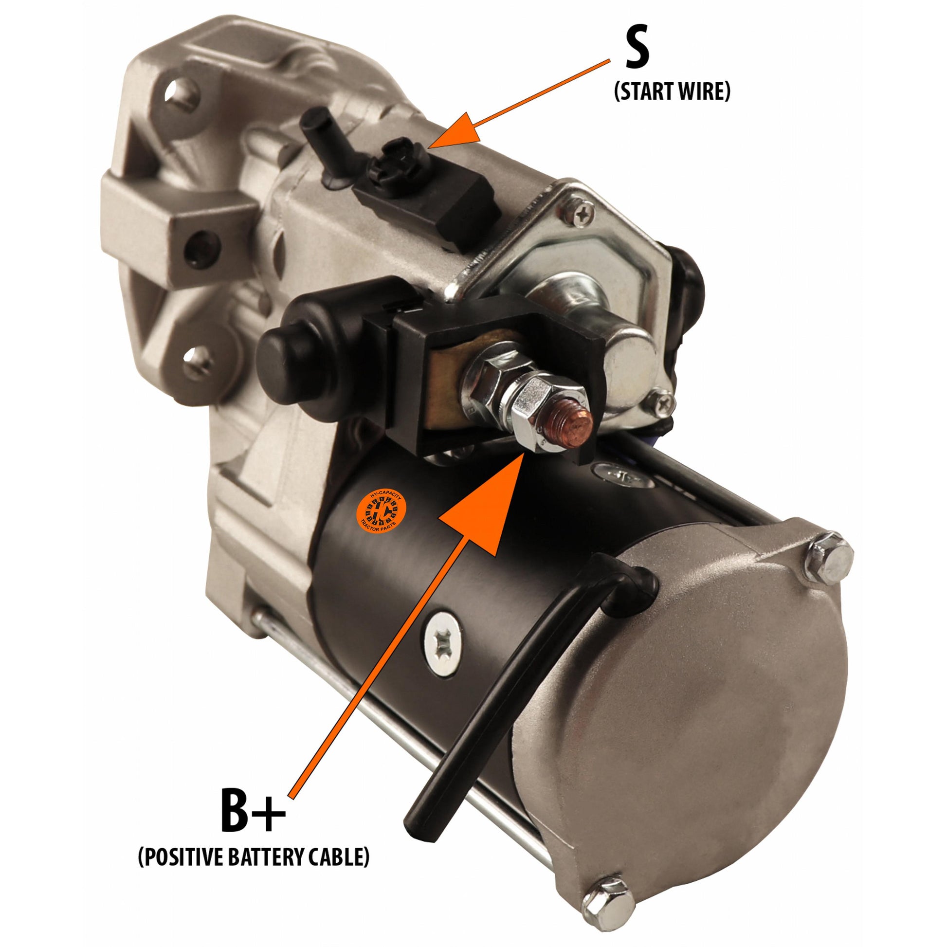 HCHR501298 Starter - New, 12V, OSGR, CW, Aftermarket Nippondenso