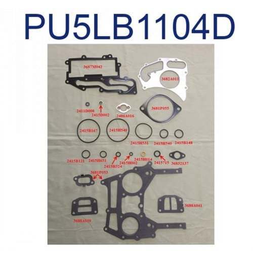 HCPU5LB1104D Bottom Gasket Set