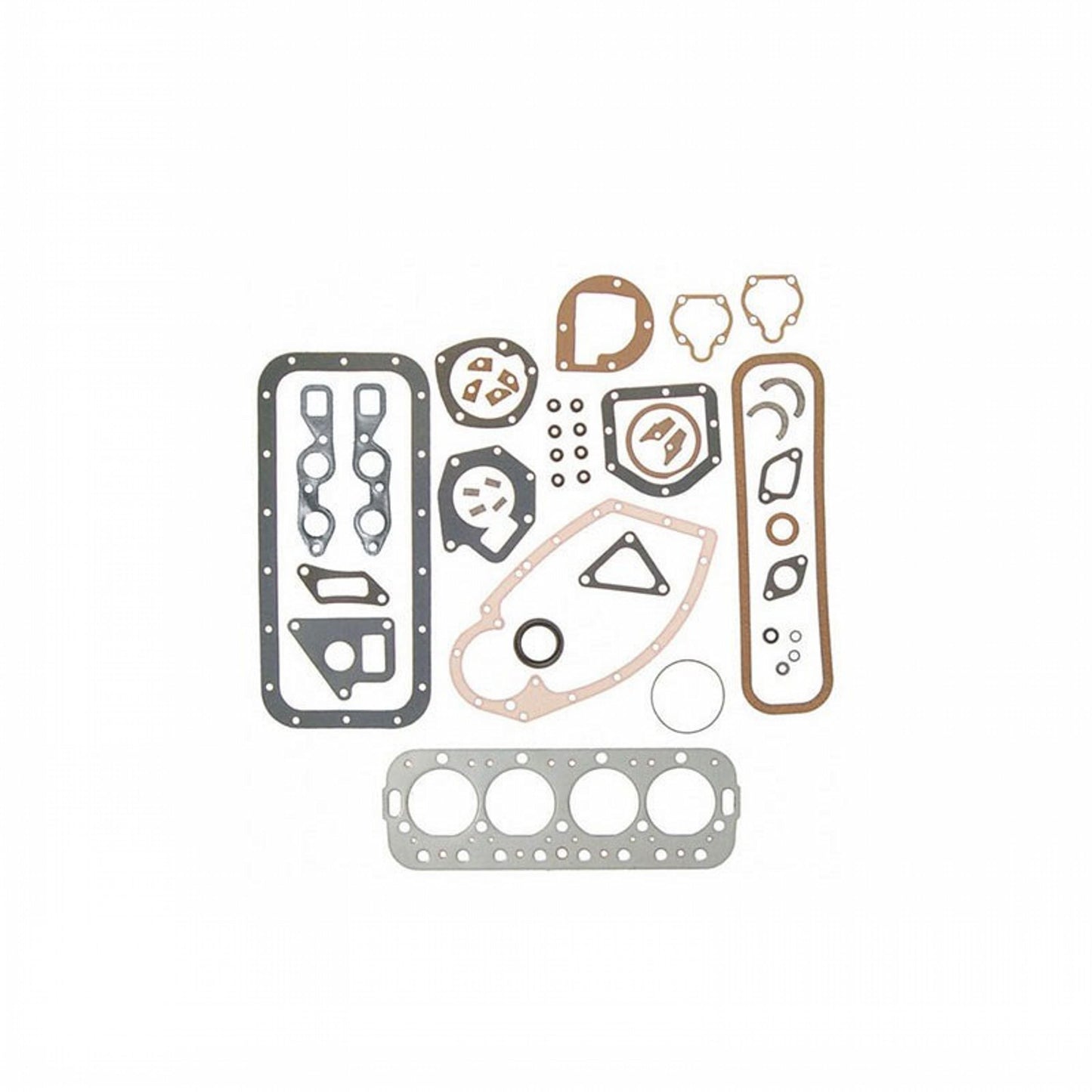 Overhaul Gasket Set, with crankshaft seals, engines with water pump