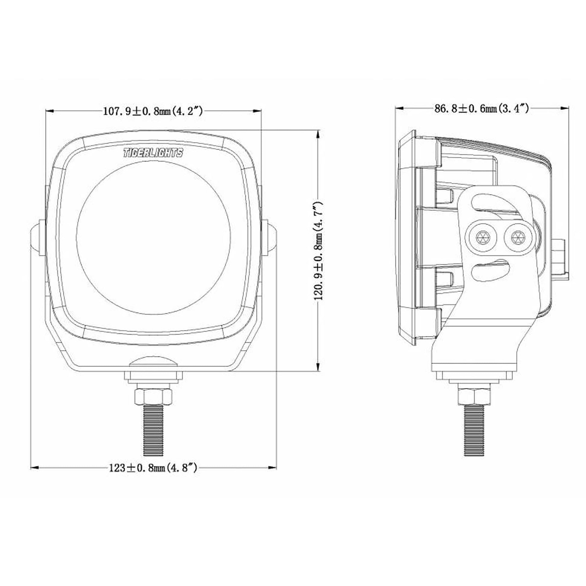 HCTLM4 4" Mojave Series LED Racing Light