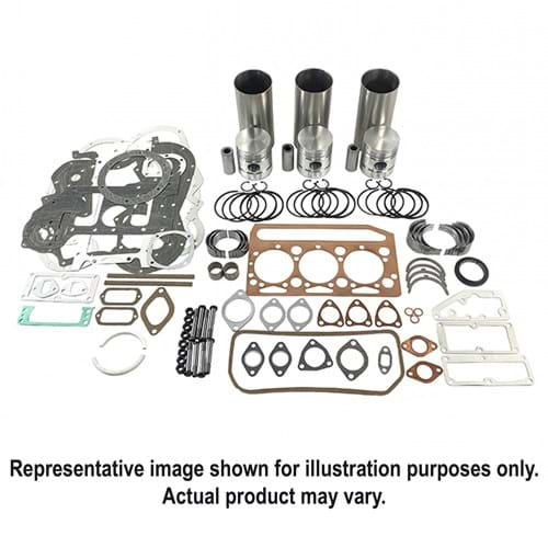 HCTOK3310 Major Overhaul Kit, John Deere 3-164D Diesel Engine, O-Rings on Liner