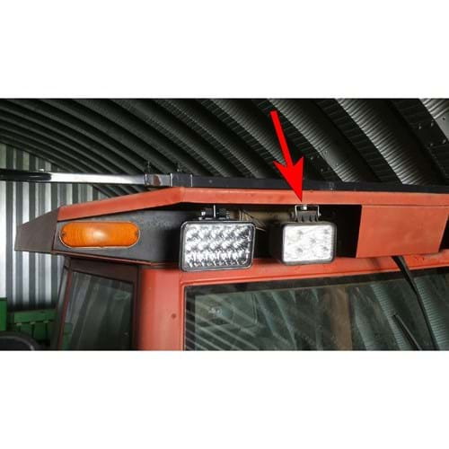 HD70264105 CREE LED Flood Beam Cab Roof Front Light, 4000 Lumens