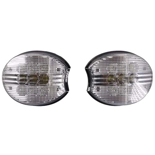 HR205361 KIT Outer Grille Flood Beam LED Light Kit for John Deere Tractors, 2200 Lumens