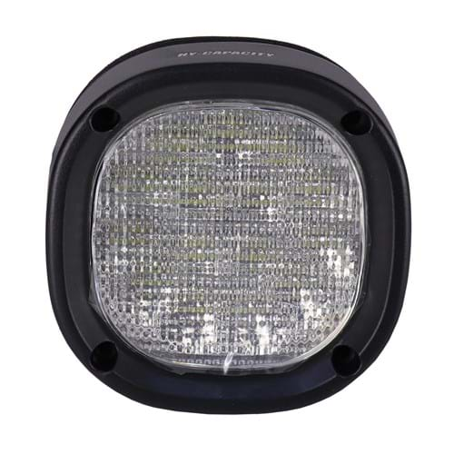 HR352538  Square Flush Mount LED Flood Beam Light for John Deere Skid Steers, 3600 Lumens