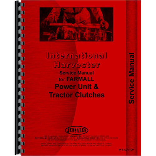 IH-S-CLUTCH International Harvester Tractor Clutch Service Manual - Fits Many