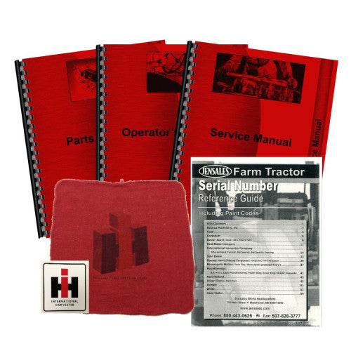 IH140kit1  International Harvester 140 w/Generator Deluxe Tractor Manual Kit