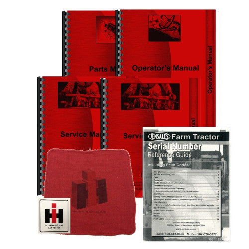 IH140kit2 International Harvester 140 w/Alternator Deluxe Tractor Manual Kit