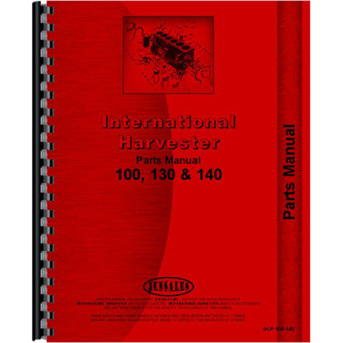 IH-P-100-140 Farmall 140 Tractor Parts Manual (1958-1979)