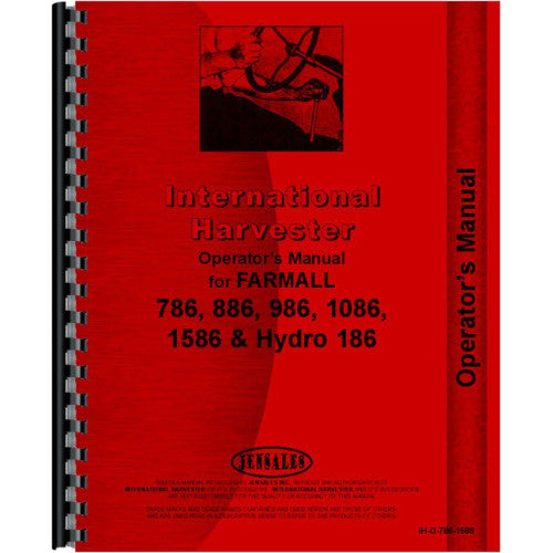 IH-O-786-1586 International Harvester 986 Tractor Operators Manual (1976-1981)