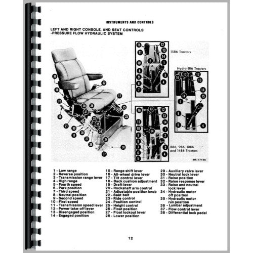 IH-O-786-1586 International Harvester 986 Tractor Operators Manual (1976-1981)