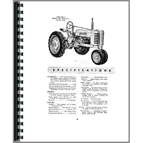 JD-O-OMR2011 John Deere H Tractor Operators Manual