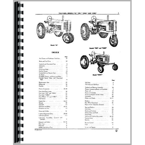 JD-P-PC304 John Deere H Tractor Parts Manual