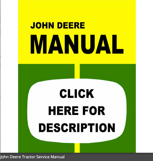 IT-S-JD10 John Deere Tractor Service Manual