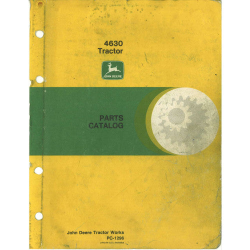 NOS-P-PC1296 John Deere 4630 Tractor Parts Manual (NOS)