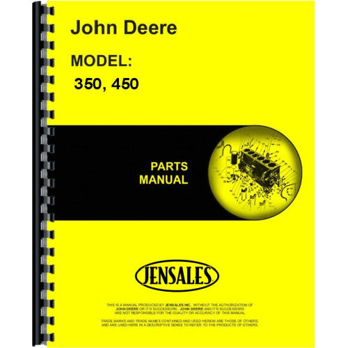 JD-P-PC1382 John Deere 450 Mower Parts Manual