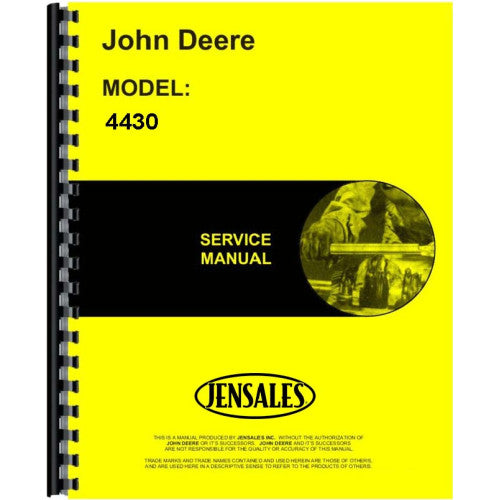 JD-S-TM1057 John Deere 4430 Tractor Service Manual (SN# 0-33108)