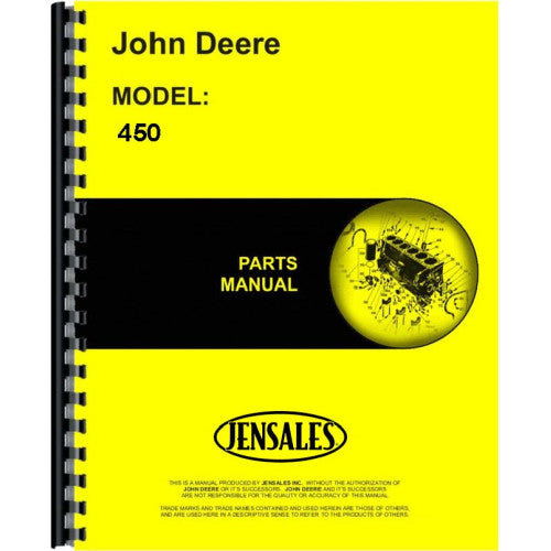 JD-P-PC922 John Deere 450 Crawler Parts Manual