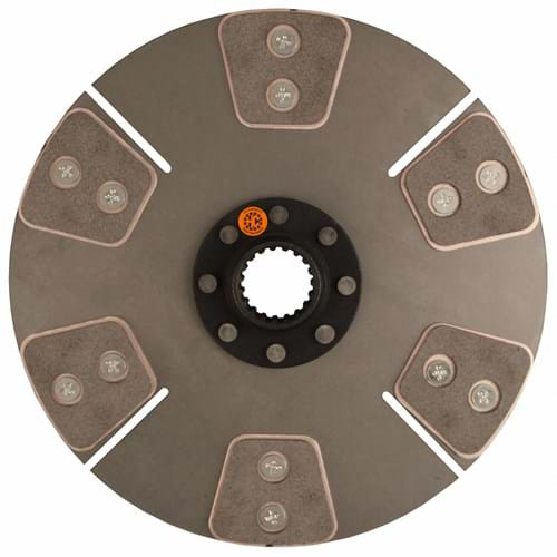 KTA040-20500 HD6 10-1/4" Transmission Disc, 6 Pad, w/ 1-3/8" 19 Spline Hub - New