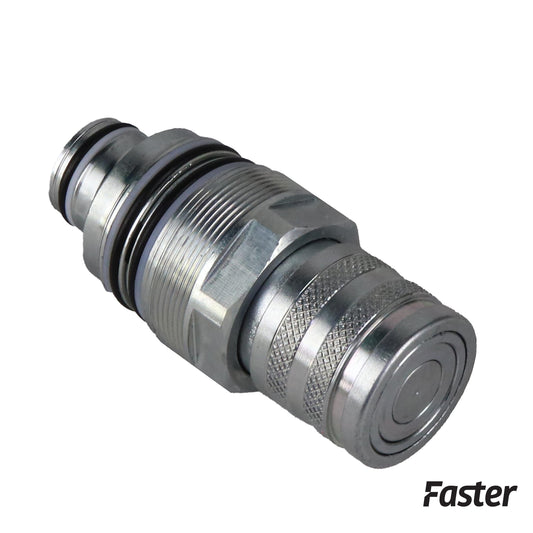 KV0511-77150 Faster Flat Face Hydraulic Breakaway Cartridge, Female, Genuine OEM Style