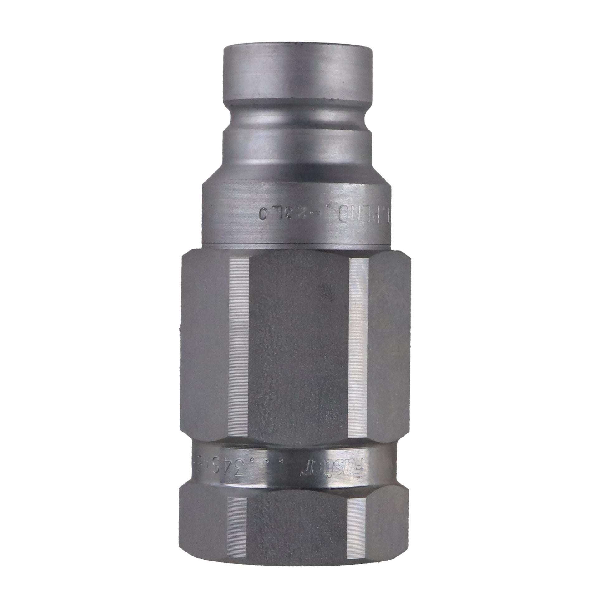 KV0621-77460 Faster Flat Face Hydraulic Breakaway Coupler, Male, Genuine OEM Style