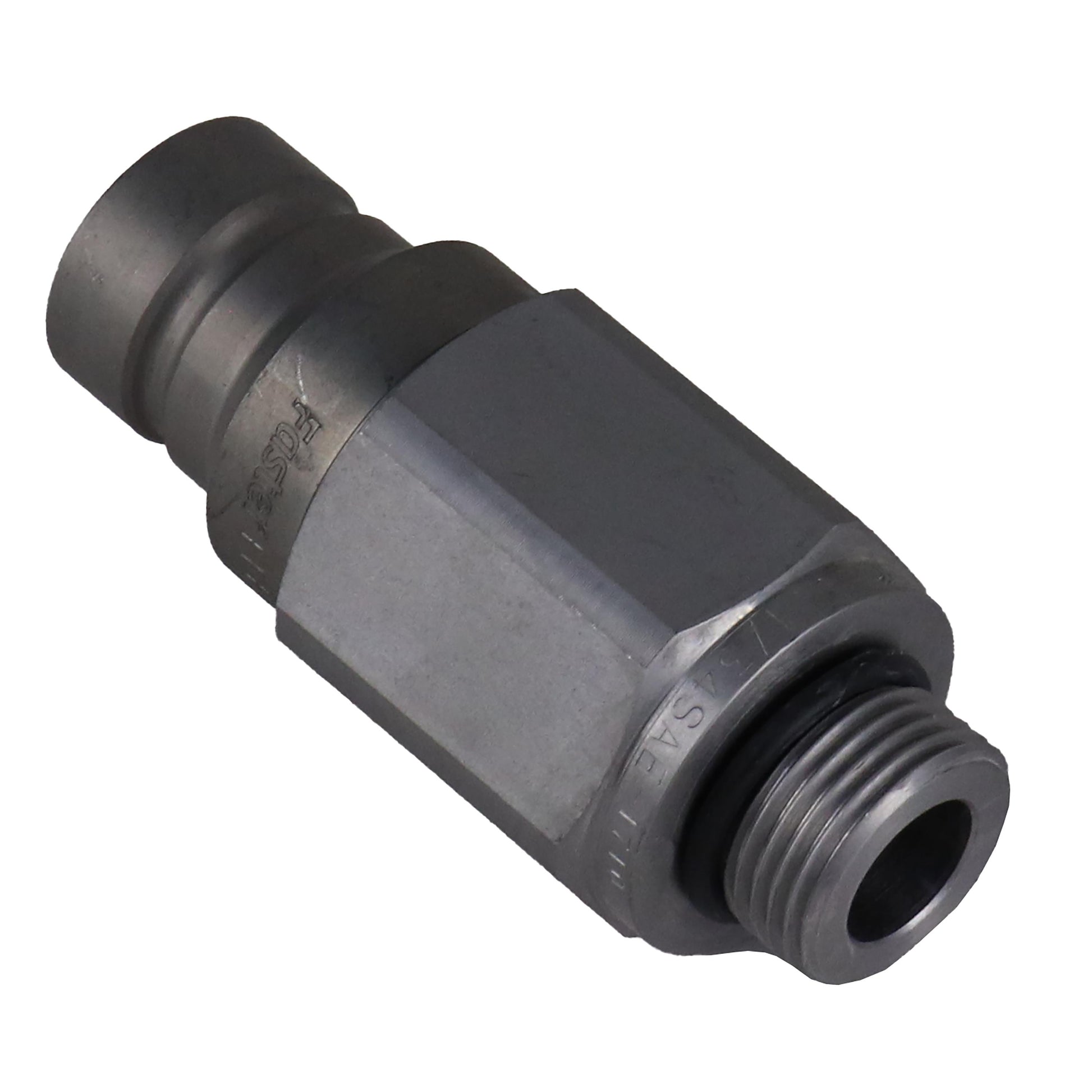 KV0631-77240 Faster Flat Face Hydraulic Breakaway Coupler, Male, Genuine OEM Style