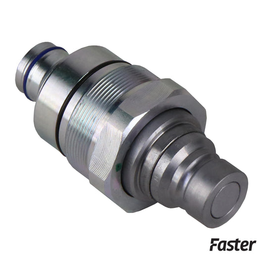 KV1311-77140 Faster Flat Face Hydraulic Breakaway Cartridge, Male, Genuine OEM Style