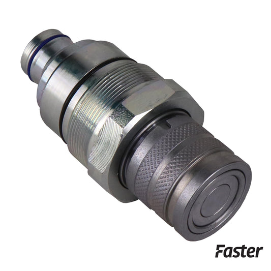 KV1311-77150 Faster Flat Face Hydraulic Breakaway Cartridge, Female, Genuine OEM Style