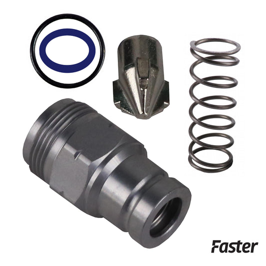 KV1311-77160 Faster Flat Face Hydraulic Breakaway Cartridge, Male, Genuine OEM Style