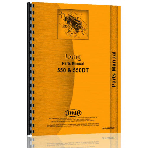 LO-P-550,550DT Long 550 Tractor Parts Manual (w/FWA)