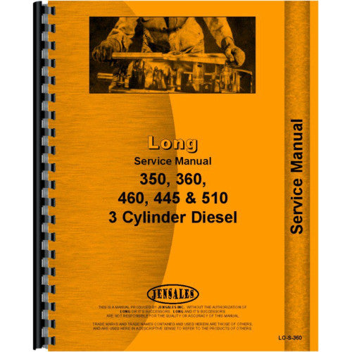 LO-S-360 Long 510 Tractor Service Manual (1979-1990)