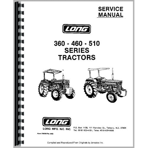 LO-S-360 Long 360 Tractor Service Manual