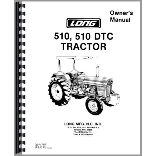 LO-O-510+DTC Long 510DTC Tractor Operators Manual