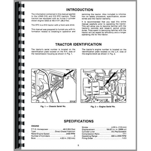 LO-O-510+DTC Long 510DTC Tractor Operators Manual