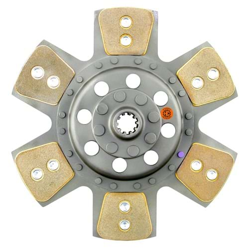 M1671691 HD6 13" Transmission Disc, 6 Pad, w/ 1-1/8" 10 Spline Hub - New