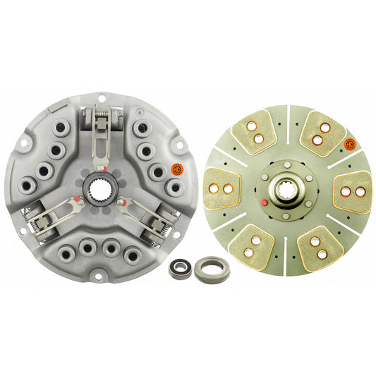 M1808749 KIT1 12" Single Stage Clutch Kit, w/ 6 Pad Disc & Bearings - Reman
