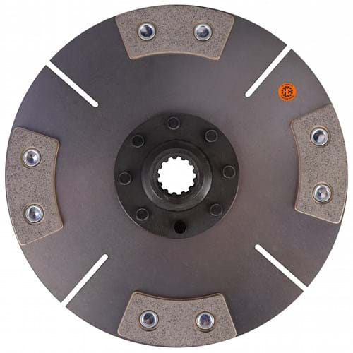 M3703735 HD 9" Transmission Disc, 4 Pad, w/ 15/16" 13 Spline Hub - New