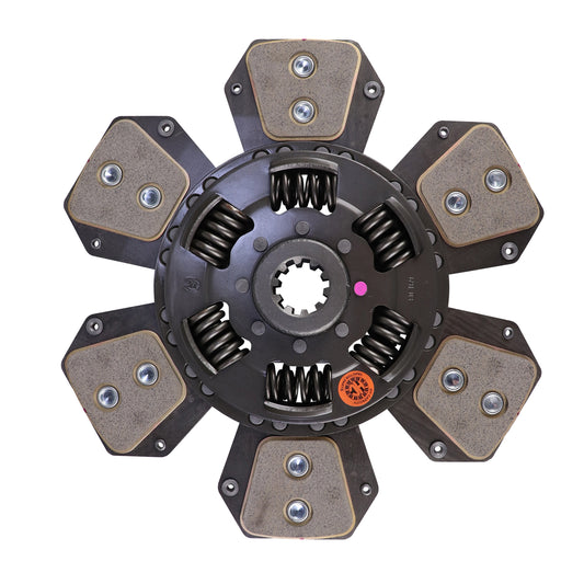 MD6505467 11" PTO Disc, 4 Pad, w/ 1-3/4" 10 Spline Hub - Reman